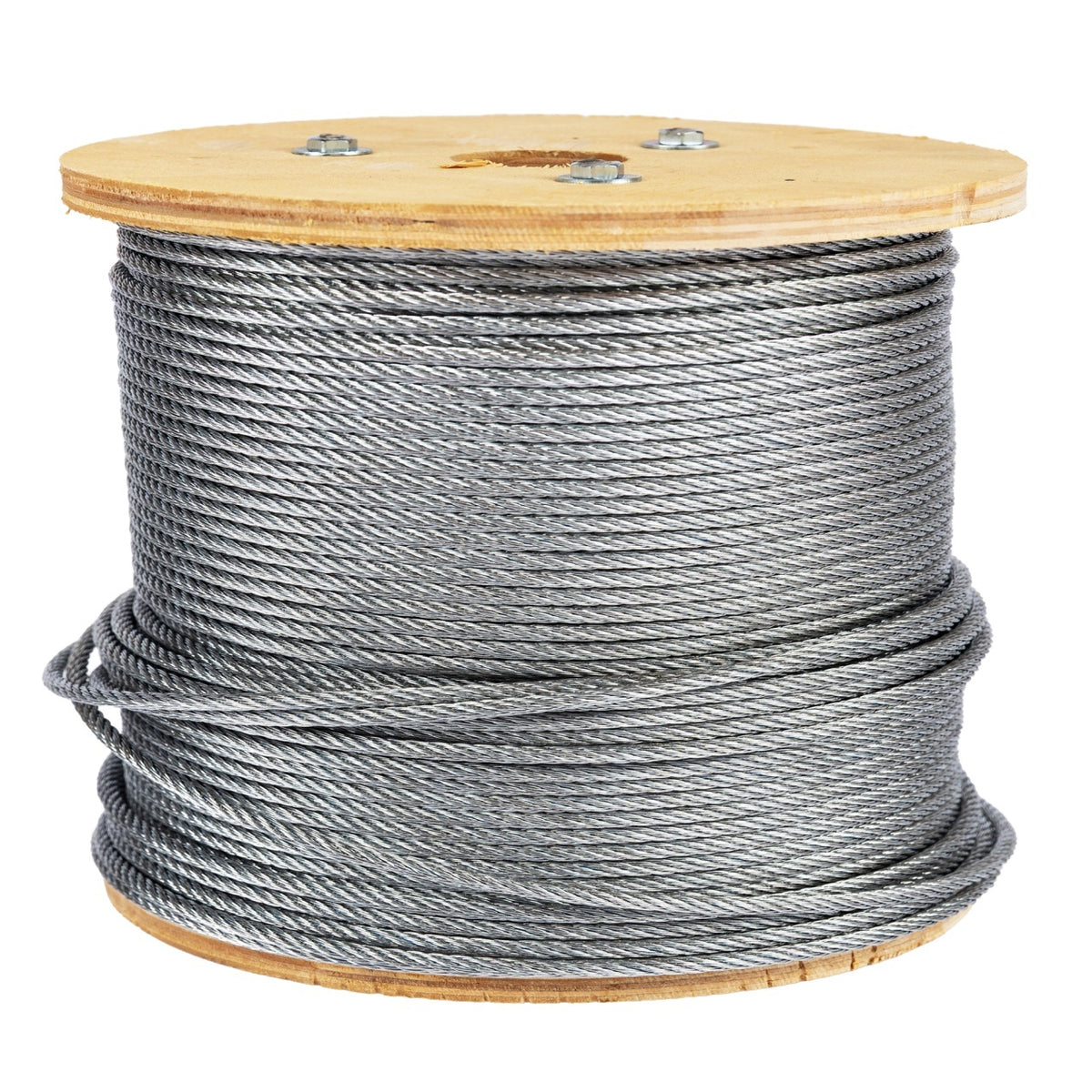 Tambur cablu otel zincat Micul Fermier, diametru 5mm, lungime 100m