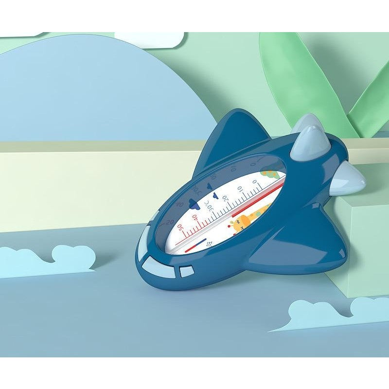 Termometru pentru Baie, Kadeny, Plutitor, Rezistent la apa, Multifunctional, Model Avion, 11x10x4 cm, Albastru