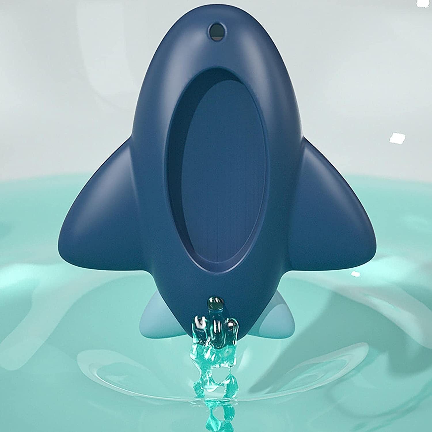 Termometru pentru Baie, Kadeny, Plutitor, Rezistent la apa, Multifunctional, Model Avion, 11x10x4 cm, Albastru