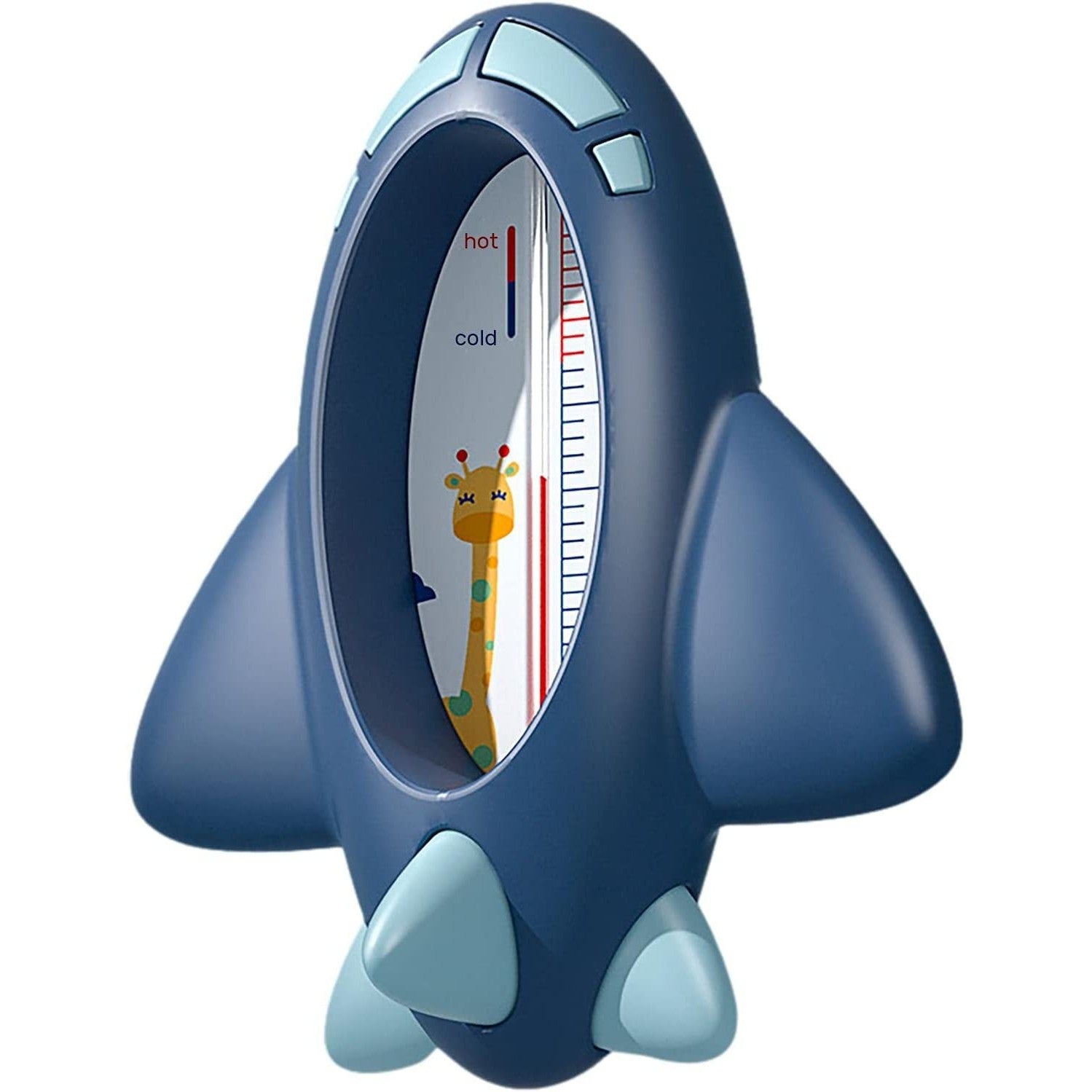 Termometru pentru Baie, Kadeny, Plutitor, Rezistent la apa, Multifunctional, Model Avion, 11x10x4 cm, Albastru