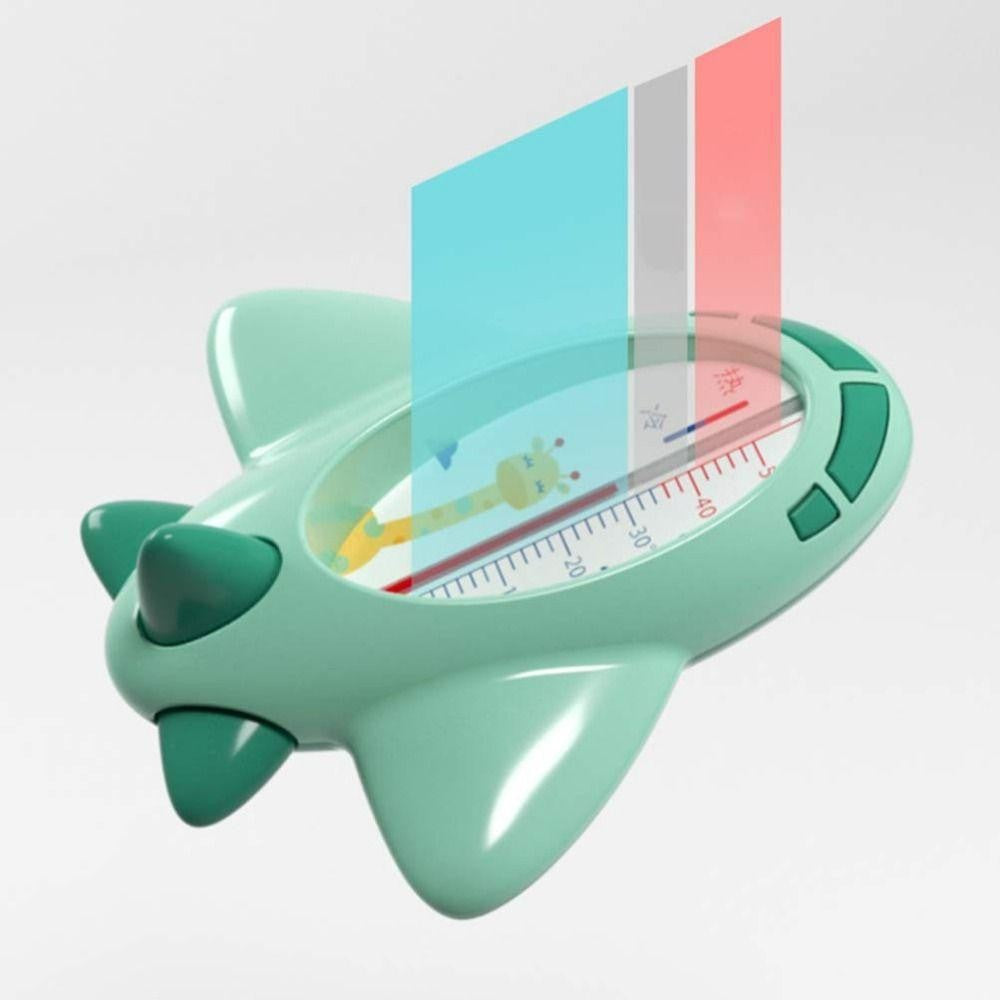 Termometru pentru Baie, Kadeny, Plutitor, Rezistent la apa, Multifunctional, Model Avion, 11x10x4 cm, Verde