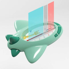 Termometru pentru Baie, Kadeny, Plutitor, Rezistent la apa, Multifunctional, Model Avion, 11x10x4 cm, Verde