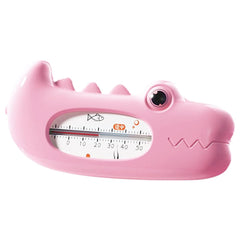 Termometru pentru Baie, Kadeny, Plutitor, Rezistent la apa, Multifunctional, Model Crocodil, 2.7x6.5x3.7 cm, Roz
