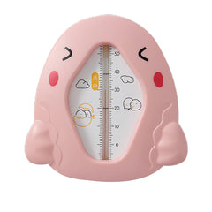 Termometru pentru Baie, Kadeny, Plutitor, Rezistent la apa, Multifunctional, Model Gaina, 10.5x10.5x2.5 cm, Roz