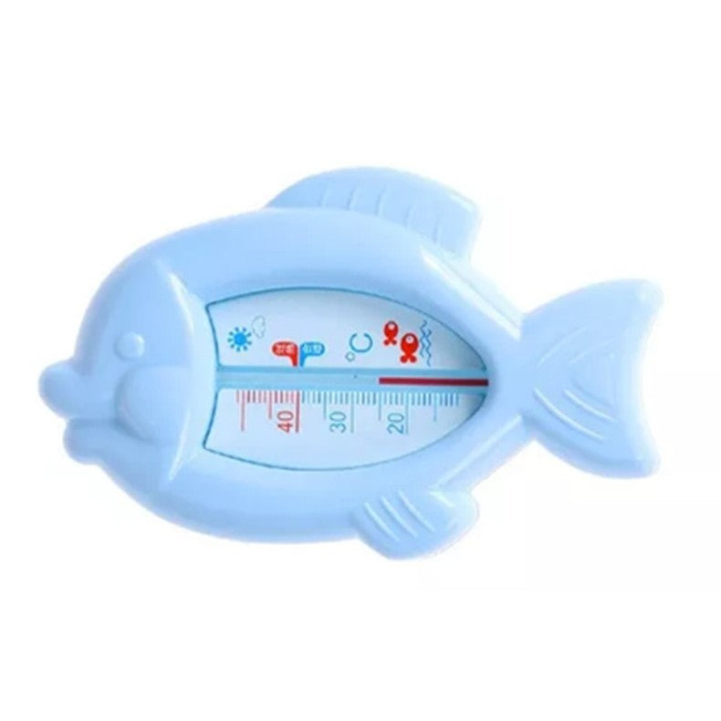 Termometru pentru Baie, Kadeny, Plutitor, Rezistent la apa, Multifunctional, Model Peste, 15.5x9.5x2 cm, Albastru