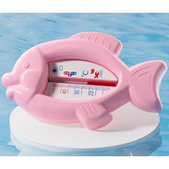 Termometru pentru Baie, Kadeny, Plutitor, Rezistent la apa, Multifunctional, Model Peste, 15.5x9.5x2 cm, Roz