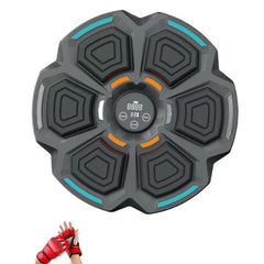 Tinta Lovituri Box Montabil pe Perete, Kadeny, Negru, Difuzor, Bluetooth, Iluminare LED, 41.5 x 6.5 x 42 cm, Manusi Incluse