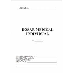 Tipizat - dosar medical individual + fisa aptitudini