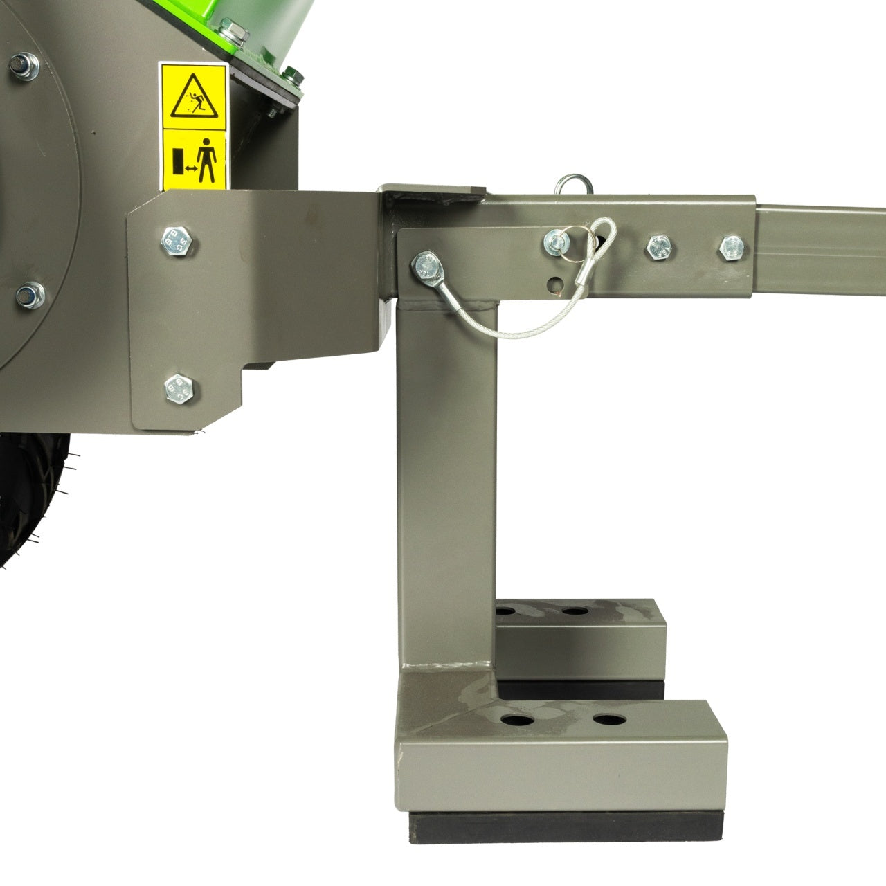 Tocator de crengi Micul Fermier, motor benzina 15 CP, cu carlig de remorcare, 120 mm diametru maxim de taiere, pentru rumegus