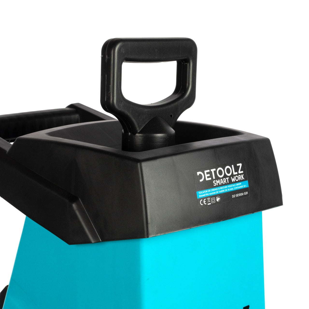 Tocator de crengi si resturi vegetale, 2800W, 45mm diametru maxim de taiere, container 50L