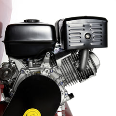 Tocator pentru crengi Micul Fermier, Ø100mm, motor benzina 15CP, pornire electrica, alimentare verticala, pentru rumegus