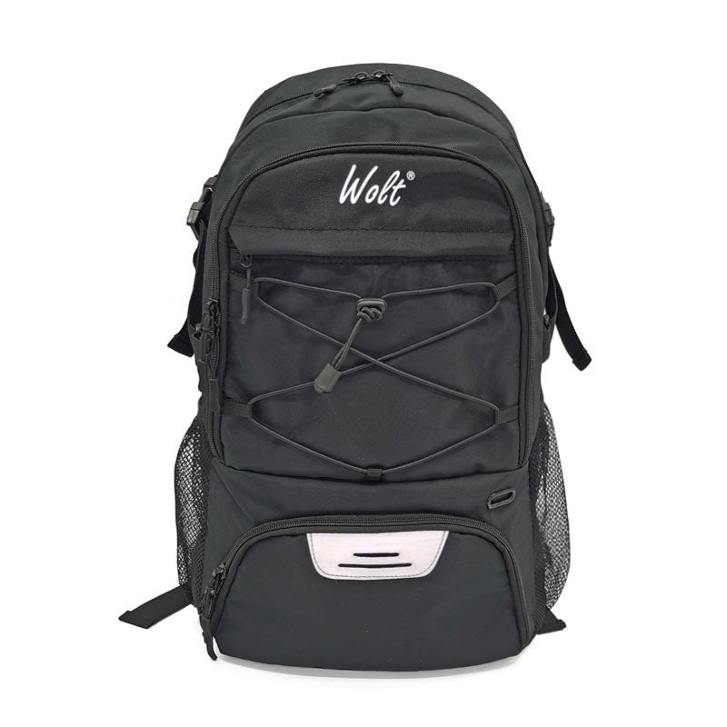 Rucsac de Baschet Multifunctional, Kadeny, pentru Calatorie, Sport, Scoala, cu Compartiment pentru Pantofi si Minge, 32 Litri, 45x32x22 cm, Negru