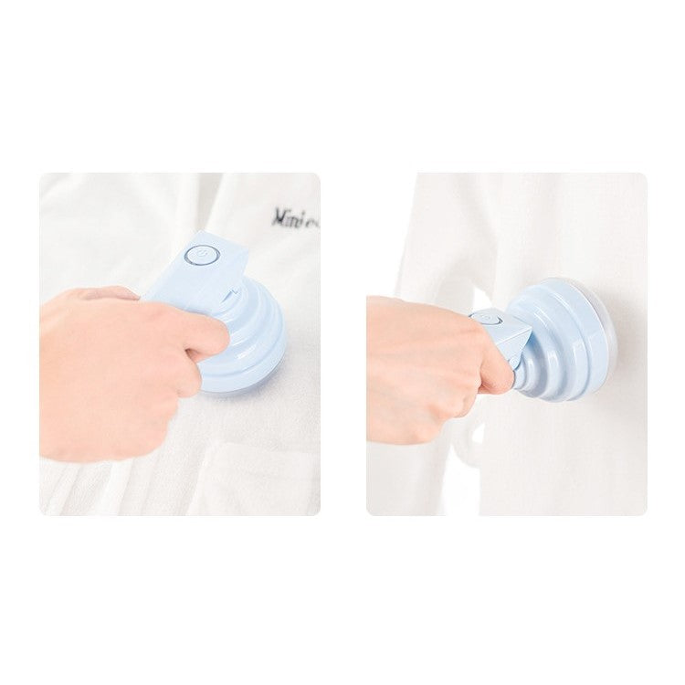 Aparat Pentru Curatat Scame, Par Si Praf, Kaveny, Trimmer pentru Diferite Tipuri De Material, Cu Lame Din Otel Inoxidabil, Maner Flexibil, Incarcare Prin USB, 13x8 cm, Albastru