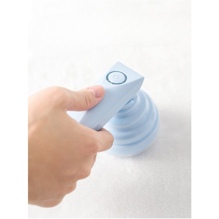 Aparat Pentru Curatat Scame, Par Si Praf, Kaveny, Trimmer pentru Diferite Tipuri De Material, Cu Lame Din Otel Inoxidabil, Maner Flexibil, Incarcare Prin USB, 13x8 cm, Albastru