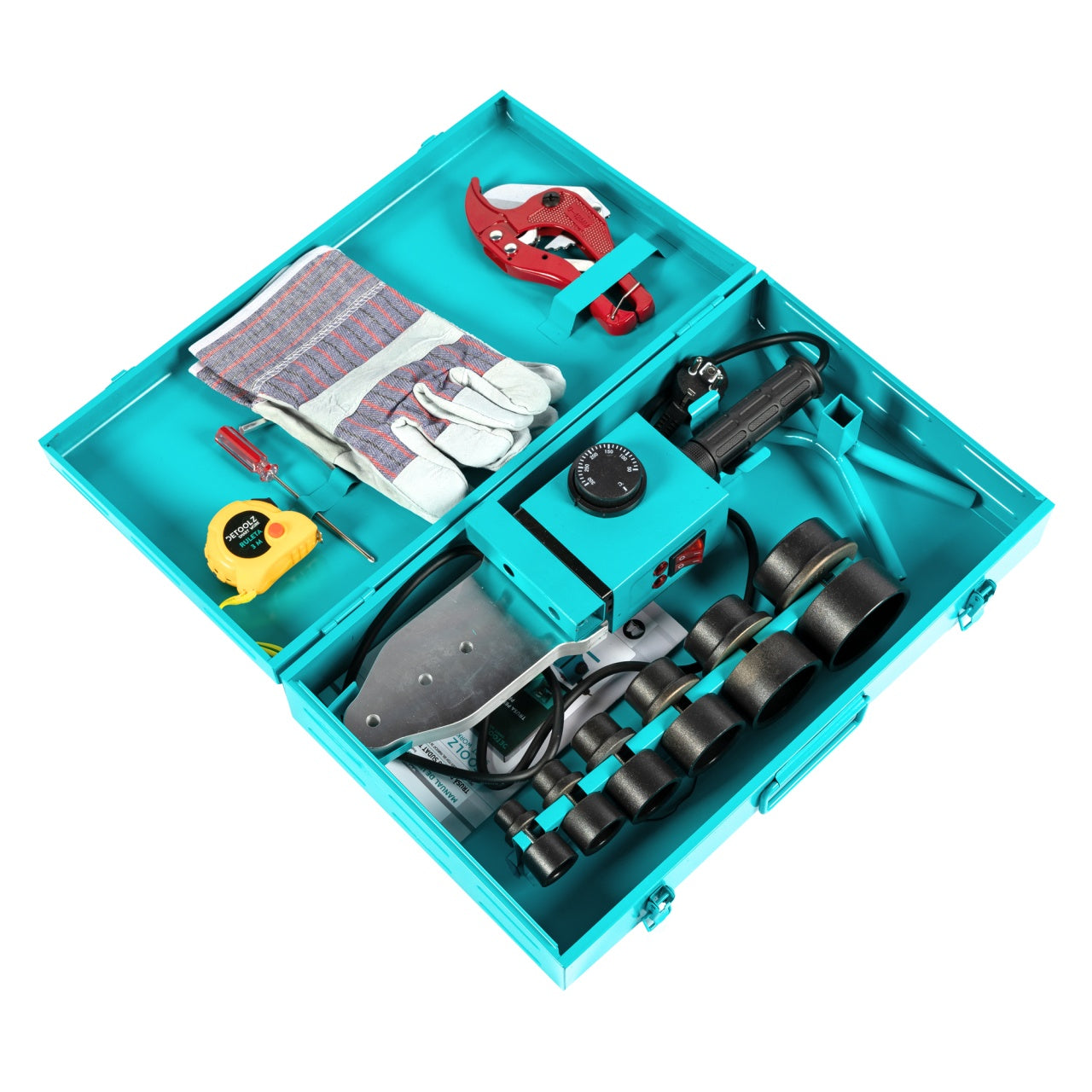 Trusa pentru sudat tevi din PPR Detoolz putere 2000W, diametru sudare 20-63mm
