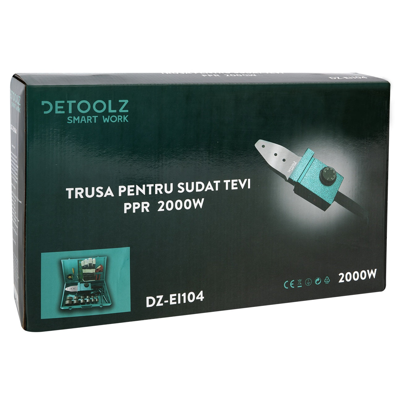 Trusa pentru sudat tevi PPR 2000W
