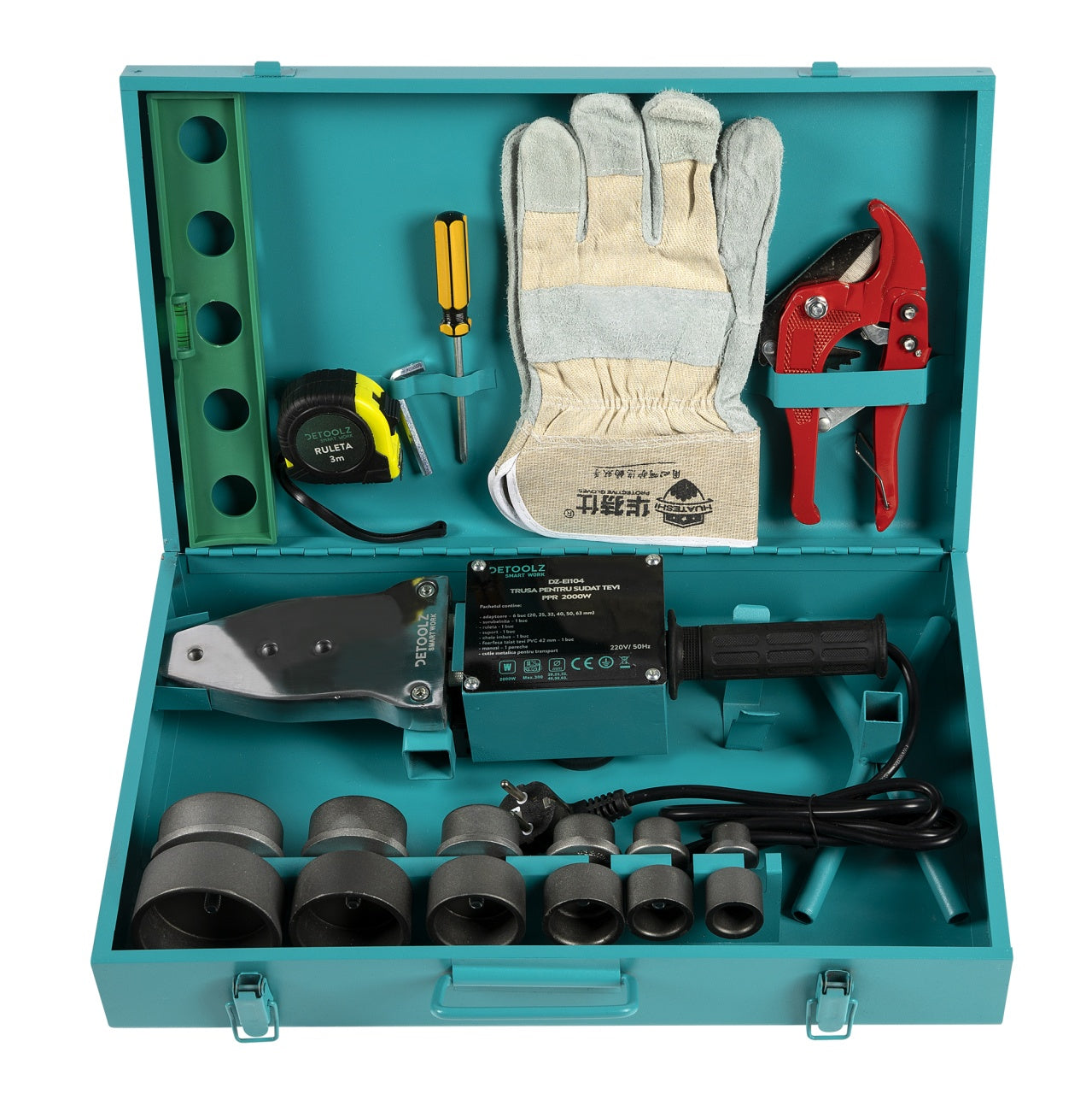 Trusa pentru sudat tevi PPR 2000W