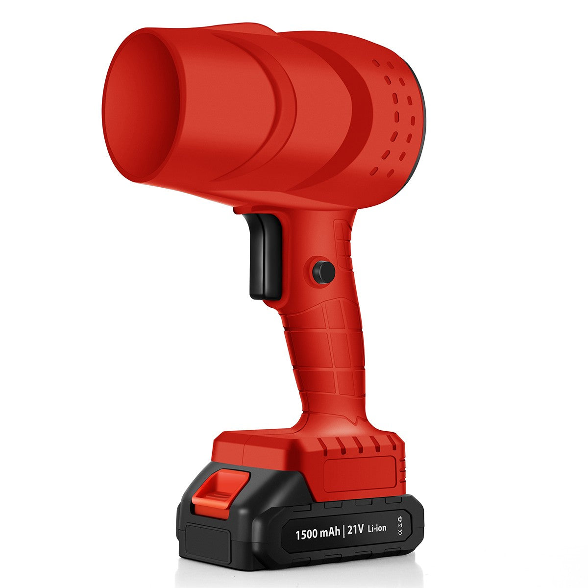 Suflanta de Aer Multifunctionala Portabila, Kadeny, Incarcare Auto, pentru Gratar, Masina, Indepartare Frunze si Praf, 1500 mAh, Viteta de Rotatie 25000 RPM, 2 Baterii de Li si Incarcator, Rosu