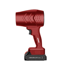 Suflanta de Aer Multifunctionala Portabila, Kadeny, Incarcare Auto, pentru Gratar, Masina, Indepartare Frunze si Praf, 1500 mAh, Viteta de Rotatie 25000 RPM, 2 Baterii de Li si Incarcator, Visiniu