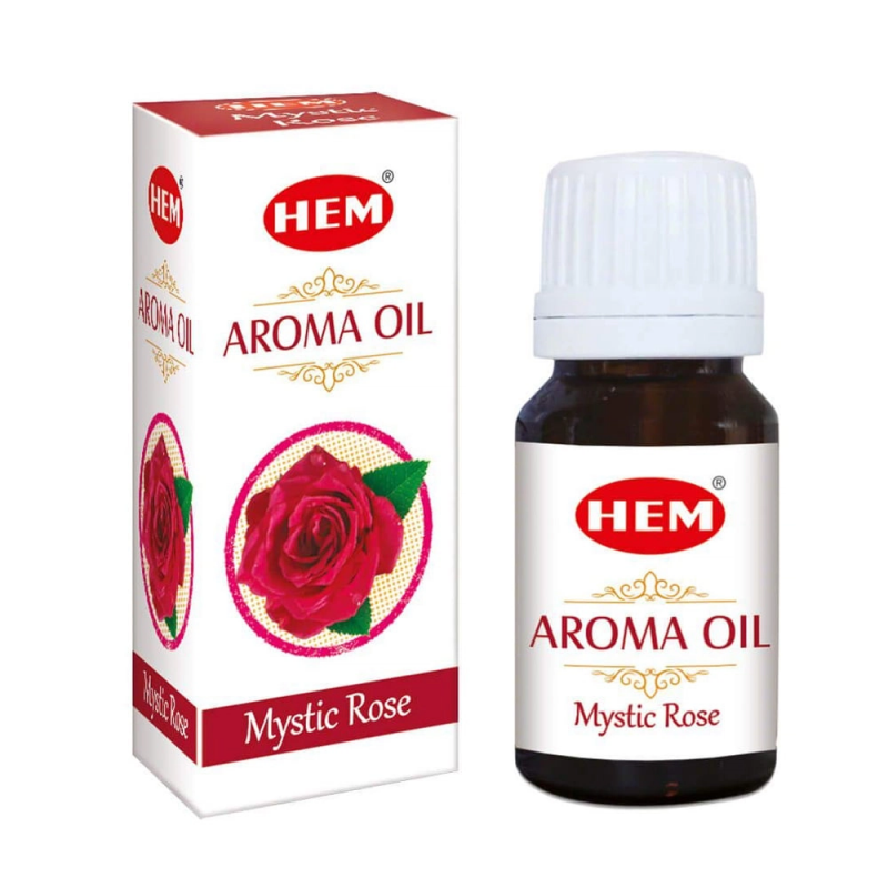 Ulei aromaterapie HEM Mystic Rose, sticla cu picurator, ulei esential trandafir, 10ml
