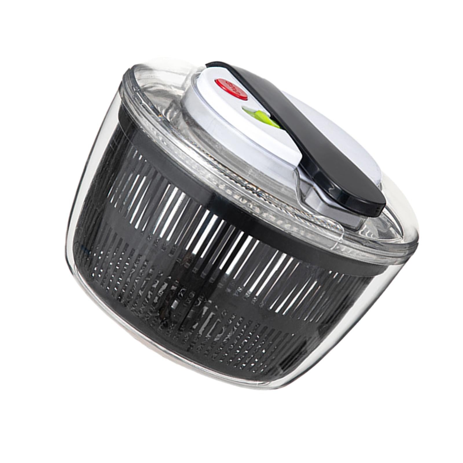 Uscator Manual pentru Salata si Verdeturi, Kadeny, Plastic, 16x15x21 cm, Capacitate 3L, Negru