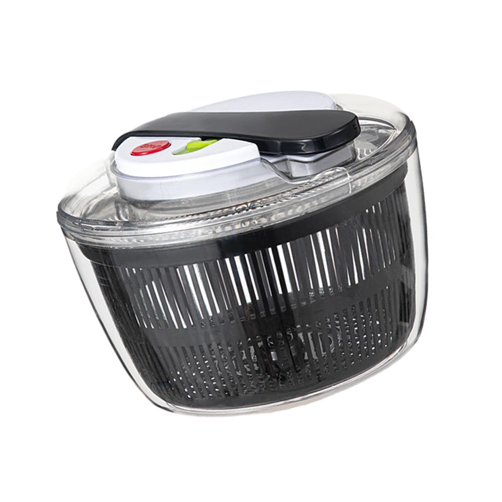 Uscator Manual pentru Salata si Verdeturi, Kadeny, Plastic, 16x15x21 cm, Capacitate 3L, Negru