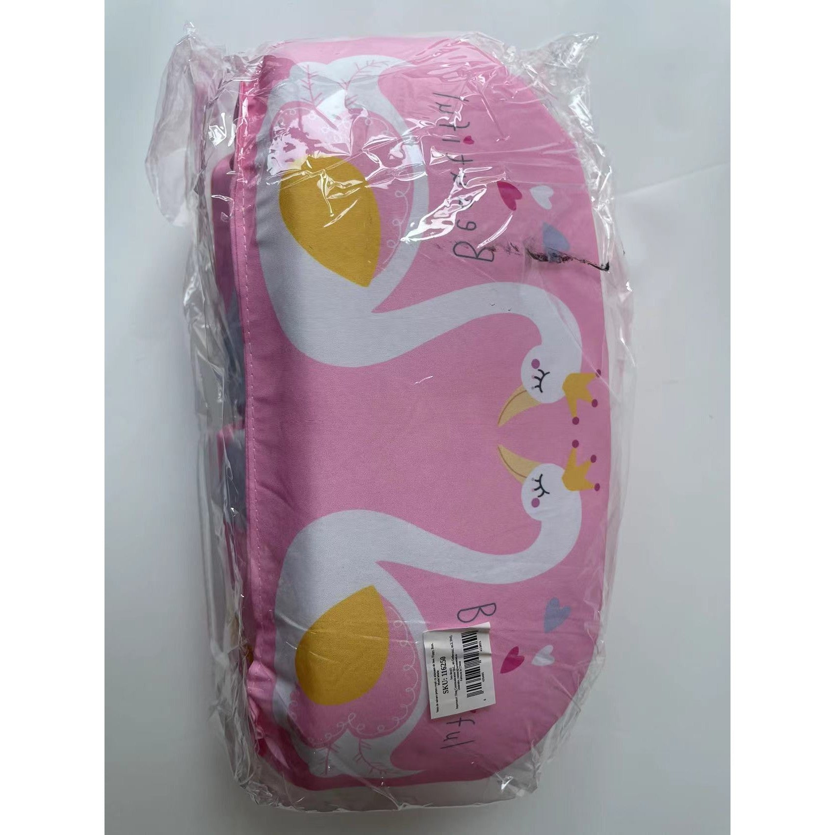 Vesta de salvare pentru copii cu aripioare de inot, Kaveny, Roz, Model lebede
