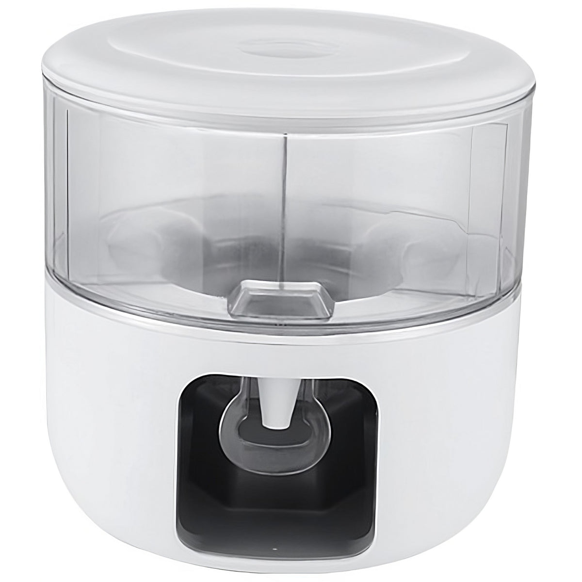 Dozator de apa Kadeny, 3 compartimente rotative, capacitate mare de 3l, alb