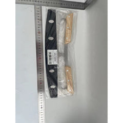 Taietor Feliator de Pizza, Kadeny, din Otel Inoxidabil, cu Capac, Maner din Doua Bucatie, din Lemn, Antialunecare, Lama Neteda si Ascutita, 34x10 cm, Maro