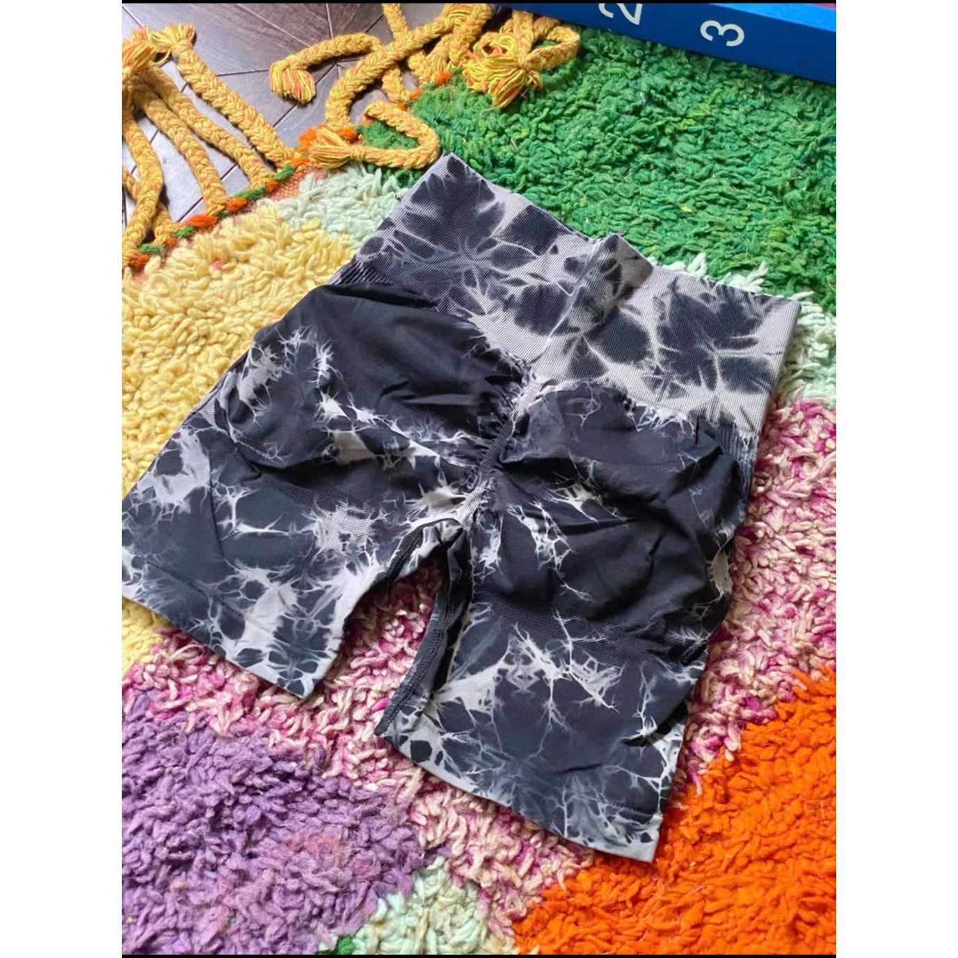 Pantaloni de Fitness/Yoga, Kadeny, pentru Femei, Material Elastic, Spandex, Gri, Marime S