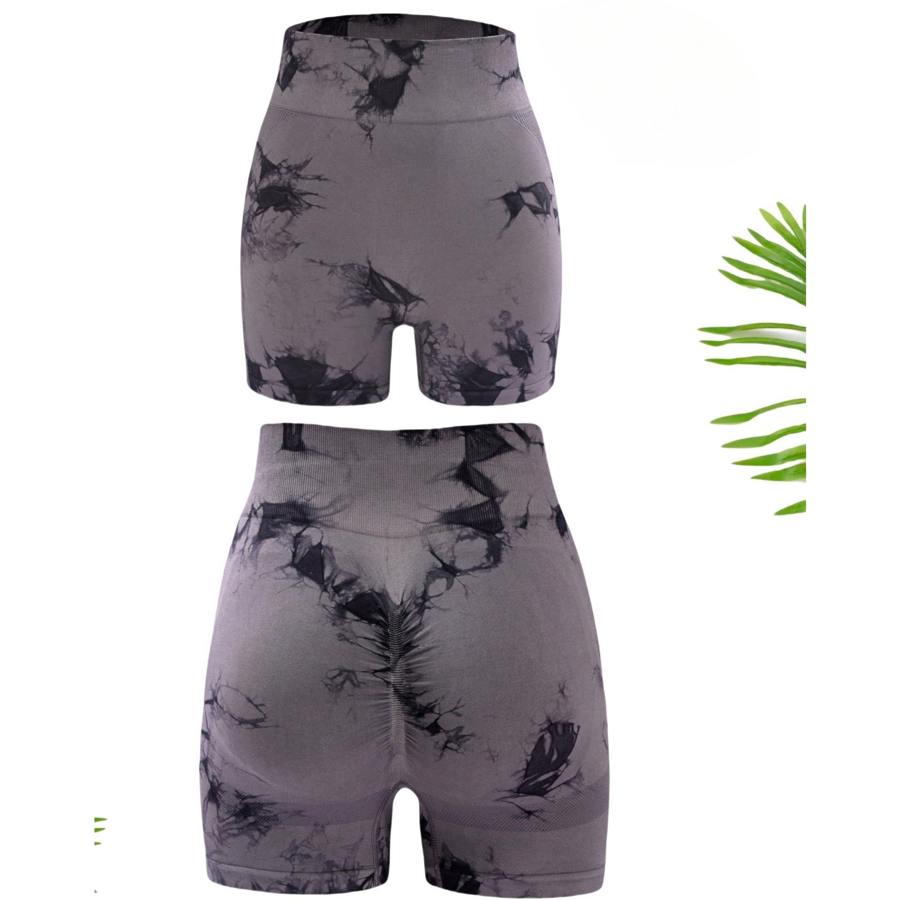 Pantaloni de Fitness/Yoga, Kadeny, pentru Femei, Material Elastic, Spandex, Gri, Marime S