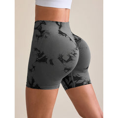 Pantaloni de Fitness/Yoga, Kadeny, pentru Femei, Material Elastic, Spandex, Gri, Marime L